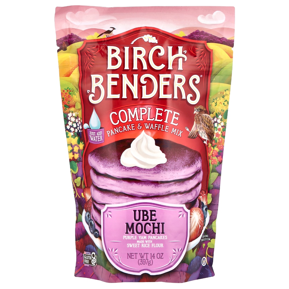 Birch Benders Complete Pancake & Waffle Mix Ube Mochi - 14 Oz (397 G)