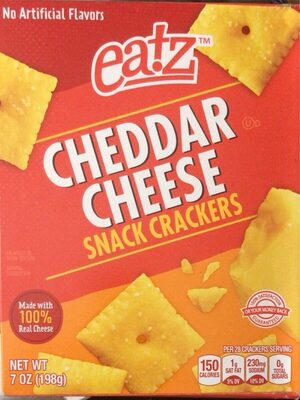 Cheddar Cheese Snack Crackers, Cheddar Cheese