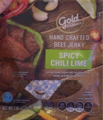 Spicy Chili Lime Hand-Crafted Beef Jerky, Spicy Chili Lime