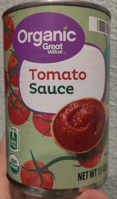 Great Value Gv Organic Tomato Sauce 15oz