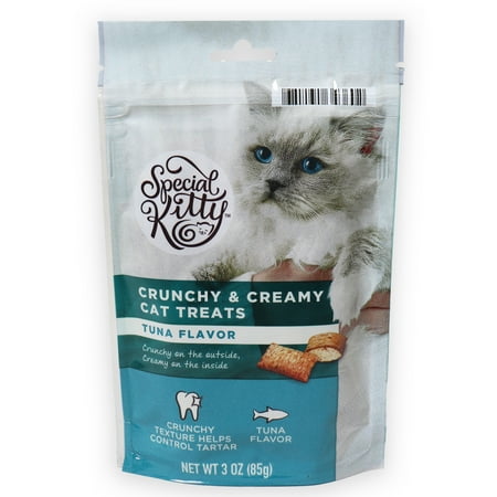 Special Kitty Crunchy And Creamy Tuna Flavor Cat Treats, 3 Oz