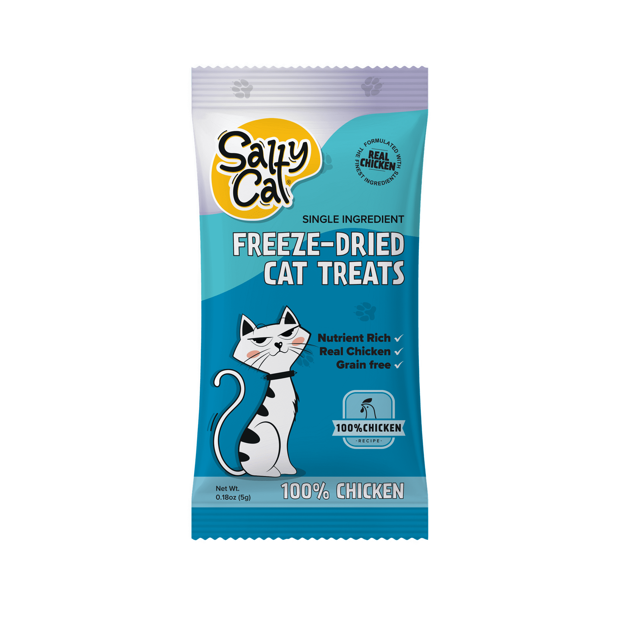 Salty Cat Freeze-Dried Chicken Treats 5g Bag