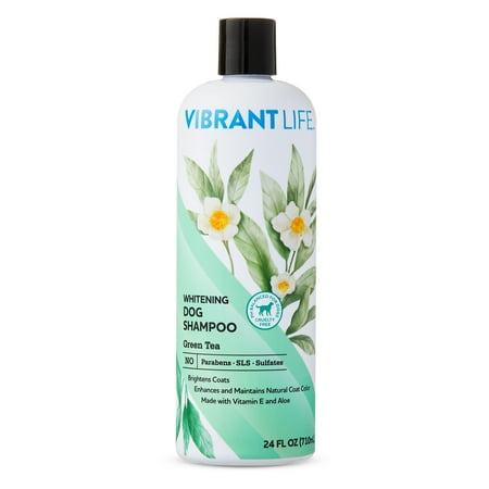 Vibrant Life Whitening Dog Shampoo With Green Tea 24 Fl Oz
