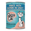 Salty Cat Minced Salmon Flavor In Gravy Wet Food 13 Oz Can