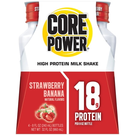 Generic Core Power Strawberry Banana High Protein Milkshake 4-8 Fl. Oz. Bottles