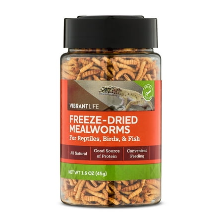 Vibrant Life Freeze-Dried Mealworms 1.6 Oz