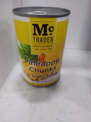 Pineapple Chunks in Light Syrup