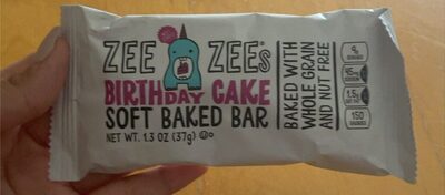 Zee Zees Birthday Cake Soft Baked Bar