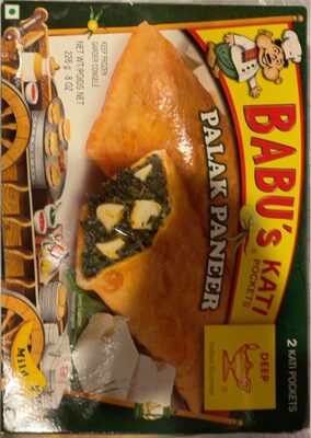 Babu Kati Pockets Palak Paneer