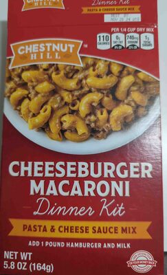 Pasta & Cheese Sauce Mix Cheeseburger Macaroni Dinner Kit, Pasta & Cheese Sauce Mix