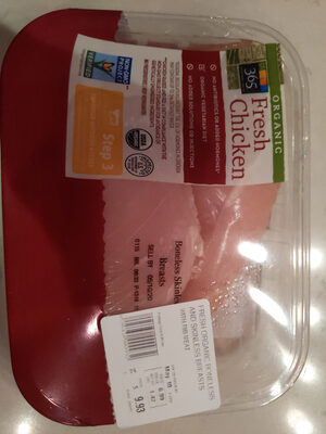 Organic Boneless and Skinless Chicken Breast