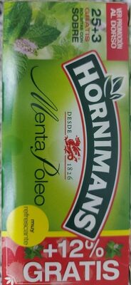 POLEO MENTA HORNIMANS 25 SOBRES
