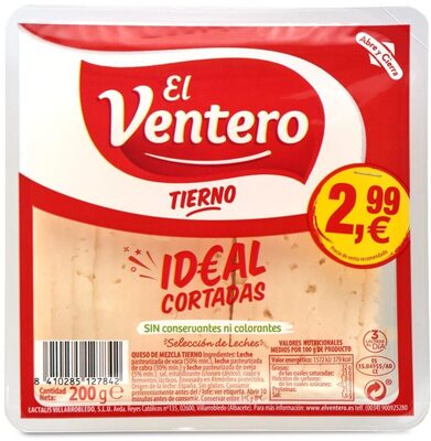 QUESO CUÂ¥A VENTERO YA CORT.200GR (3,99)