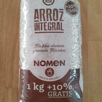 ARROZ INTEGRAL NOMEN BOLSA 1 KG