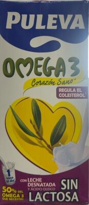 LECHE PULEVA OMEGA-3 S/LACTOSA BRIK 1 L