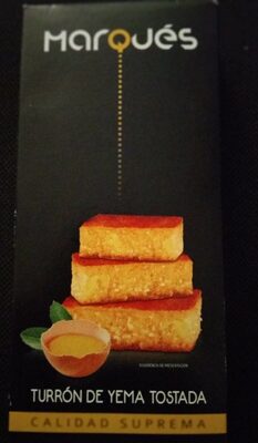TURRON YEMA TOSTADA SUPREMA MARQUES 250G