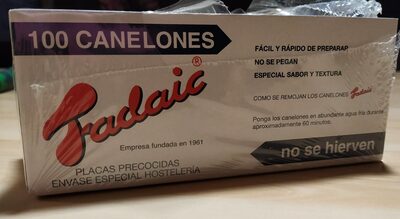 CANELONES FADAIC HOSTELERIA 100 U