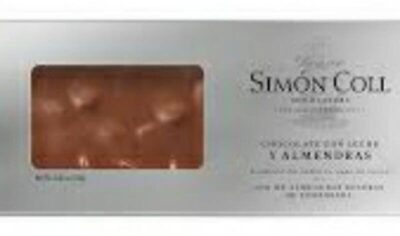 TURRON SIMON CHOCO-LECHE ALMENDRAS 250 G