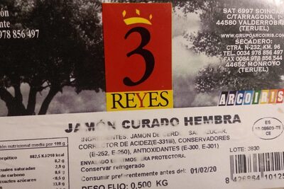 JAMON RESERVA LONCHAS SOINCAR 500 GR