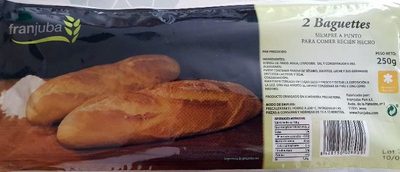 2 Baguettes Para Hornear