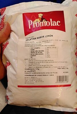 GELATINA LIMON PROMOLAC 1 KG