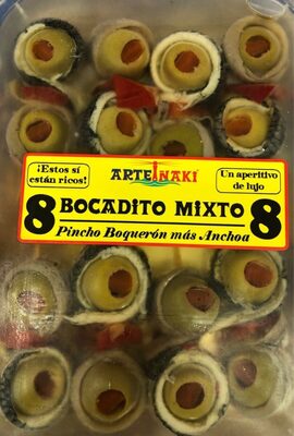BOCADITO MIXTO ARTEIÂ¥AKI (8 PINCHOS)