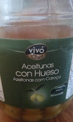 ACEITUNA MANZ.C/H VIVO CHEF TARRO 550 GR