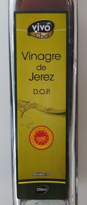 VINAGRE JEREZ VIVO CHEF CRISTAL 250 ML.