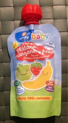 POUCHE PASITOS MANZ.FRESA.PLATANO 120 GR