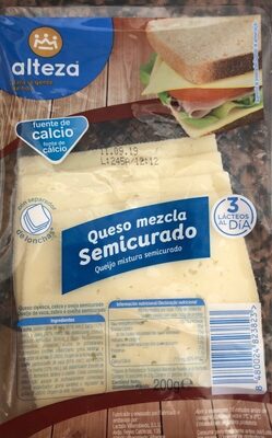 QUESO LONCHAS ALTEZA SEMI 200G