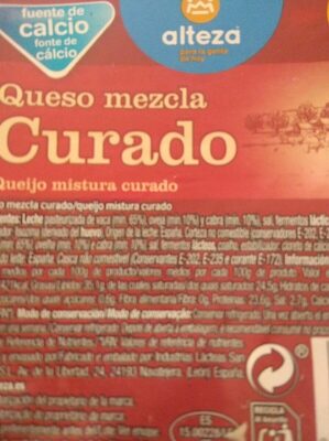 QUESO CUÂ¥A ALTEZA CURADO 250G