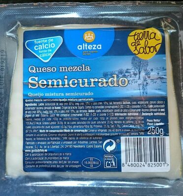 QUESO CUÂ¥A ALTEZA SEMI 250G