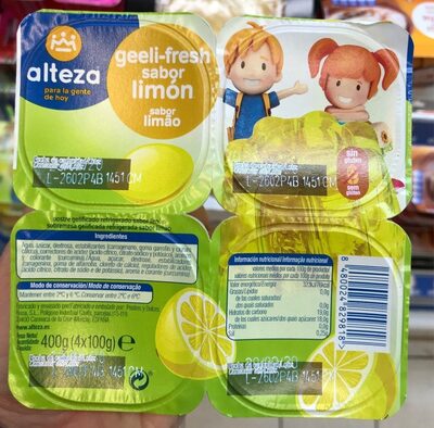 GELATINA ALTEZA ZUMO LIMON 4x100 G