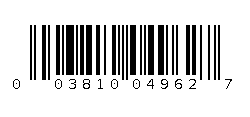 003810049621 Barcode