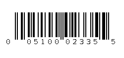 005100023355 Barcode