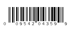009542043599 Barcode