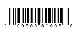 009800800056 Barcode