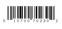 010700702302 Barcode