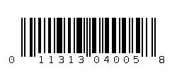 011313040058 Barcode