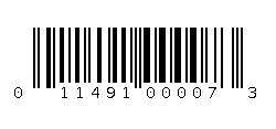 011491000073 Barcode