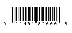 011491820008 Barcode