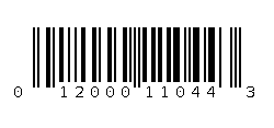 012000110443 Barcode