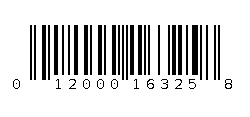 012000163258 Barcode