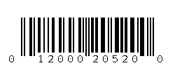 012000205200 Barcode