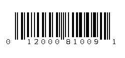 012000810091 Barcode