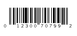 012300707992 Barcode