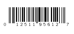 012511956127 Barcode