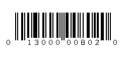 013000008020 Barcode
