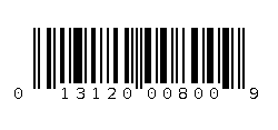 013120008009 Barcode