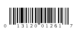 013120012617 Barcode